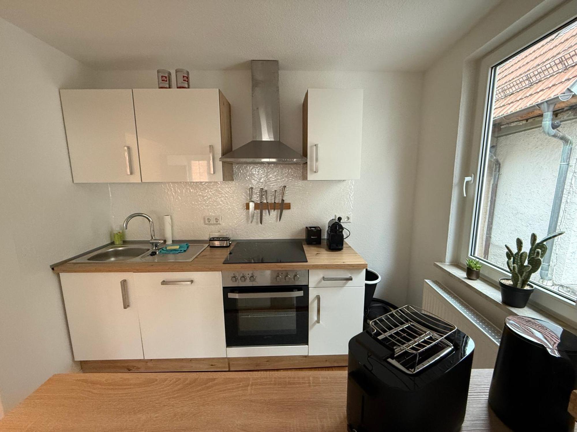 Stylisches Apartment Mit Grossem Tageslichbad Am Marktplatz レーオンベルク エクステリア 写真
